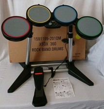 Kit/pedal/caixa original Xbox 360 Rock Band Guitar Hero conjunto de bateria 822149 Harmonix, usado comprar usado  Enviando para Brazil