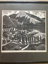 Original signed woodcut for sale  NOTTINGHAM