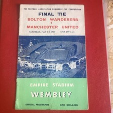 Cup final programme for sale  TREORCHY