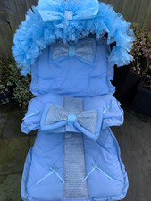 Pram pushchair frilly for sale  COULSDON