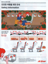 Safety card jejuair for sale  Shipping to Ireland