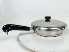 Frigideira Revere Ware Pre 68 anel duplo 9” polegadas folheada a cobre parte inferior frigideira com tampa, usado comprar usado  Enviando para Brazil