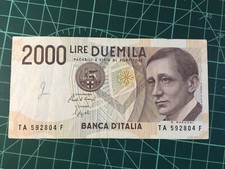 Banconota lire 2000 usato  San Martino Buon Albergo