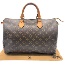 Autêntica bolsa Louis Vuitton monograma Speedy 35 M41524 com bolsa de pó/cadeado NS031563 comprar usado  Enviando para Brazil
