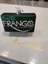 Marshall Fields Frango chocolate perfeito enfeite de férias loja de varejo publicidade comprar usado  Enviando para Brazil