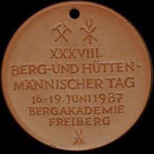 Bergbau medaille 1987 gebraucht kaufen  Großröhrsdorf