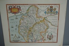 1576 saxton map for sale  SWINDON