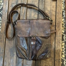 Bolsa tiracolo Bed Stu Jack couro marrom escuro comprar usado  Enviando para Brazil