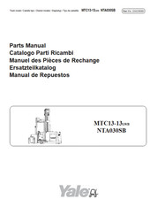 Yale MTC13-13LWB NTA030SB B868 Macaco de Paletes Catálogo de Peças Manual PDF comprar usado  Enviando para Brazil