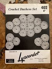 Doily crochet pattern for sale  READING