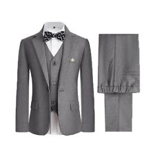 Terno slim fit masculino jaqueta colete calça gravata borboleta vestido casamento performance fantasia comprar usado  Enviando para Brazil