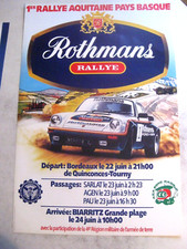 Affiche 1er rallye d'occasion  Saint-Maur-des-Fossés
