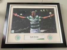 Signed celtic framed for sale  ABERDEEN