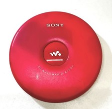 Reproductor de CD portátil Walkman Sony D-Ej002 rojo probado, ¡funciona muy bien! Retro vintage segunda mano  Embacar hacia Mexico