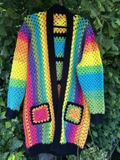 Handmade crochet granny for sale  WEYMOUTH
