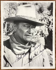 John wayne signed for sale  WEST BYFLEET