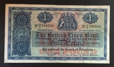 Banknote scotland one for sale  HODDESDON