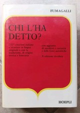Chi detto fumagalli usato  Pescia