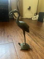 Vintage brass crane for sale  Dos Palos