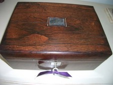 Vintage rosewood box for sale  WALLINGFORD