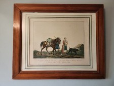 Vernet gravure chevaux d'occasion  Mirecourt
