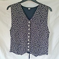 Ladies waistcoat black for sale  CARLISLE