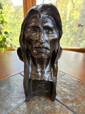 Busto Frederic Remington "The Savage" New England Collectors Society 195/9500 comprar usado Busto Frederic Remington "The Savage" New England Collectors Society 195/9500 comprar usado  Enviando para Brazil