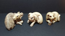 Vintage netsuke figurines for sale  BRISTOL