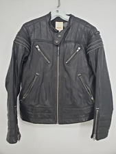 s men jacket leather black for sale  Salinas