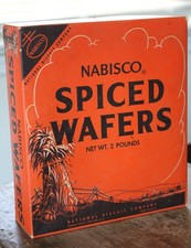 RARO 1930s Vintage NABISCO Spice Wafers CAIXA Halloween comprar usado  Enviando para Brazil