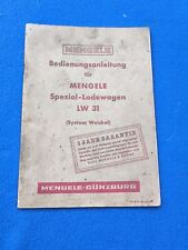 Riginal mengele spezial gebraucht kaufen  Vogt