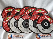 Usado, Novo MAKITA 741824-B 7" ZIRCÔNIO ABRASIVO MULTI-DISCO GRÃO 80 (10-PK) comprar usado  Enviando para Brazil