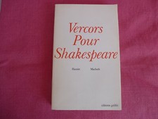 Shakespeare vercors shakespear d'occasion Shakespeare vercors shakespear d'occasion  Marseille IV