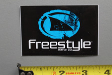 Adesivo de surf Freestyle Watch Co barbatana de tubarão azul preto original V55A vintage comprar usado  Enviando para Brazil