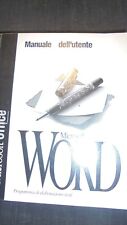 Word manuale utente usato  Castelnuovo Rangone