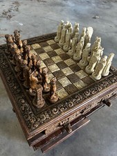 Vintage stone chess for sale  Evansville