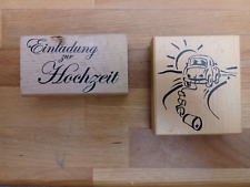 Stempel symbole holz gebraucht kaufen  Berglicht, Immert, Malborn