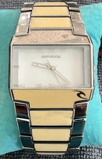 Raro Rip Curl NYC Core relógio de surf aço inoxidável esmalte NYC A2161, usado comprar usado  Enviando para Brazil