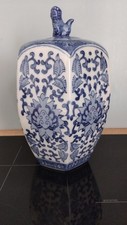 Vase blanc bleu d'occasion  Héric
