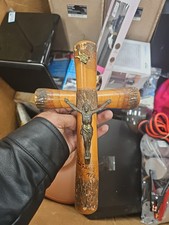 Vintage crucifix handmade for sale  San Jose