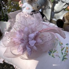 Dusky pink fascinator for sale  DUNBAR