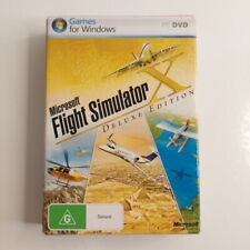 Microsoft Flight Simulator X Deluxe Edition PC DVD-ROM completo na caixa comprar usado  Enviando para Brazil