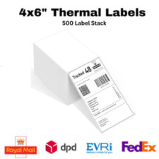 500 thermal labels for sale  RUSHDEN