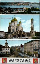 POLOGNE - WARSZAWA - gruss aus 3 vues na sprzedaż  Wysyłka do Poland