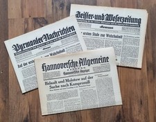 Auswahl tageszeitungen 1954 gebraucht kaufen  Jever
