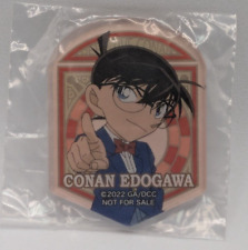 Adesivo rígido transparente Conan Edogawa CAIXA FECHADA detetive Conan KURA SUSHI Collabo, usado comprar usado  Enviando para Brazil