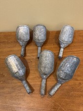 Lote de 6 SCOOPS vintage de metal galvanizado para alimentação de grãos comprar usado  Enviando para Brazil