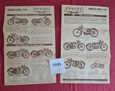 Usado, N°4984/  MOTOCONFORT avril 1939 / dépliant de la gamme motos ... / MOTOBECANE comprar usado  Enviando para Brazil