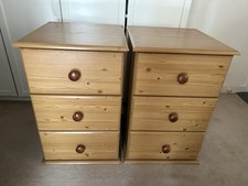 Pair bedside cabinets for sale  LONDON