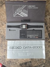 Seiko Data 2000 relógio vintage e conjunto de teclado não liga comprar usado Seiko Data 2000 relógio vintage e conjunto de teclado não liga comprar usado  Enviando para Brazil